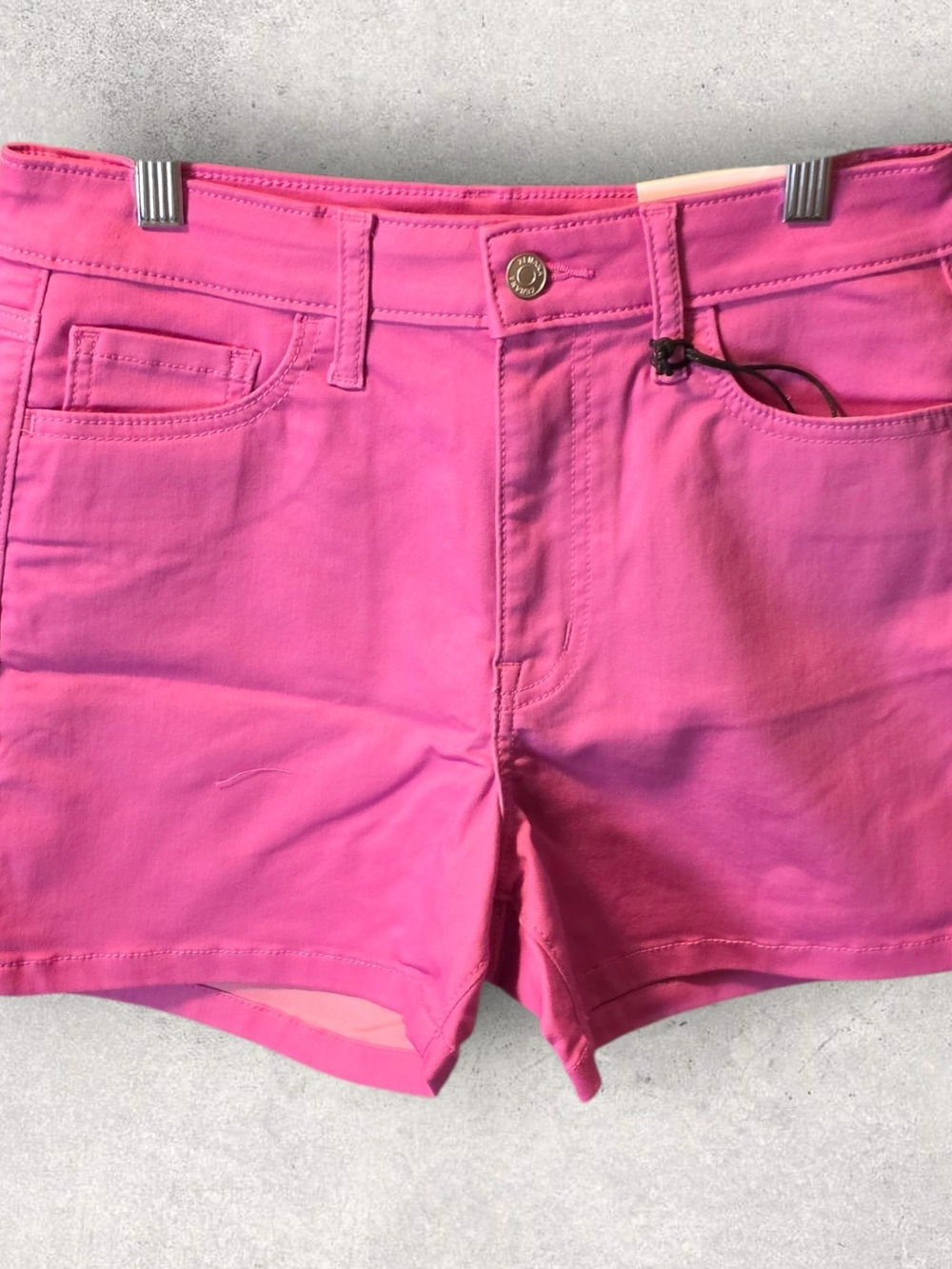 Women's Pink Stretch Cotton Shorts